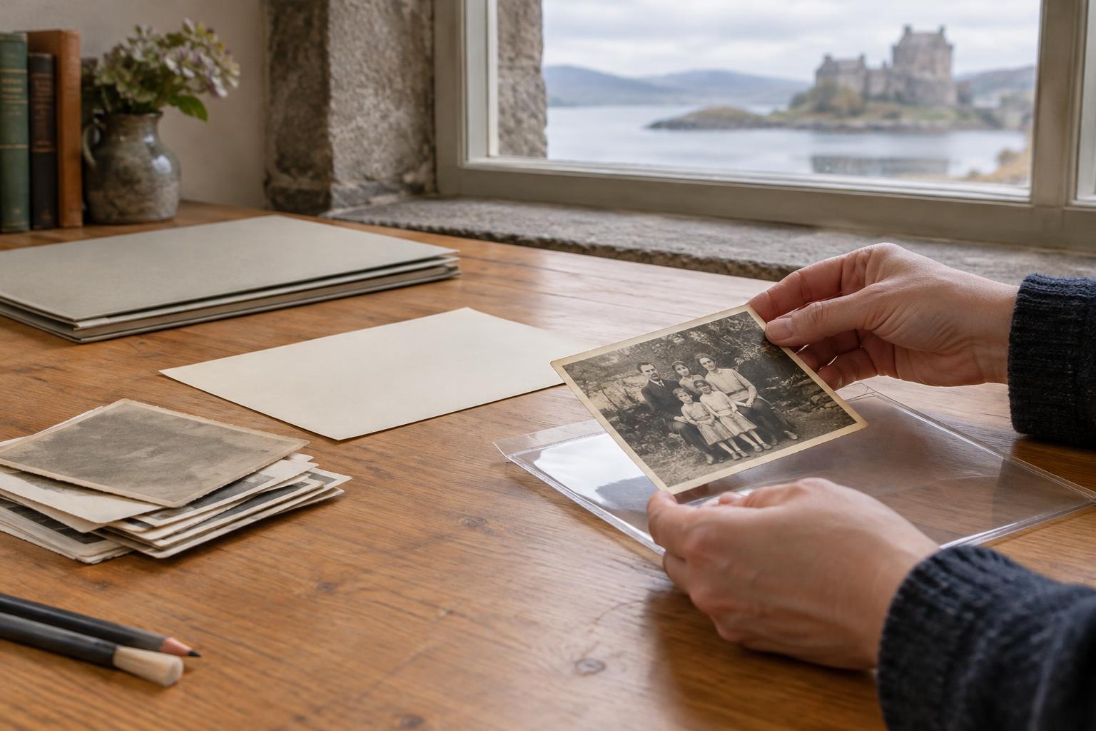 Safe Handling Basics for Old Photographs and Paper Documents